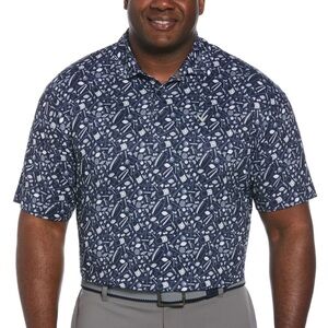 Callaway Men's Navy Cocktails Opti-Dri Golf Polo